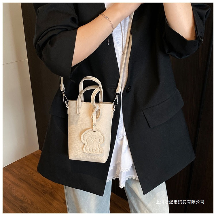 Women's Bag Single Shoulder Crossbody Bag Versatile Handbag New Simple Style Basket Fashionable Spring2025Fashion
