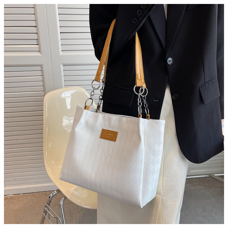Large Capacity Bag Women's Bag2025Summer New Style Niche Commuter Bag Versatile Shoulder Bag Tote Bag Wholesale