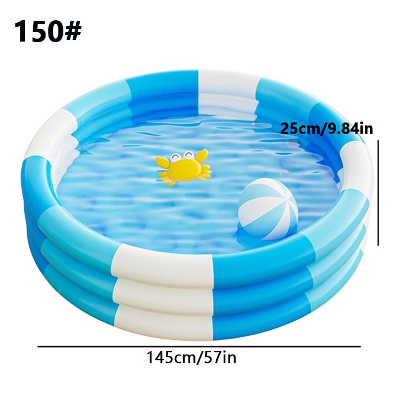 Cross-Border Children's Inflatable Swimming Pool Home Family Pool Thickened Plastic Baby Infant Swimming Pool Ocean Ball Pool