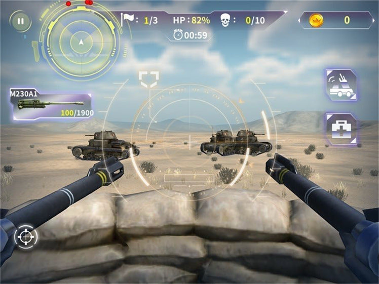 AR Gatling Internet Celebrity Game Gun Real Shooting Toy Gun Square Night Market Stall Metal gaming device