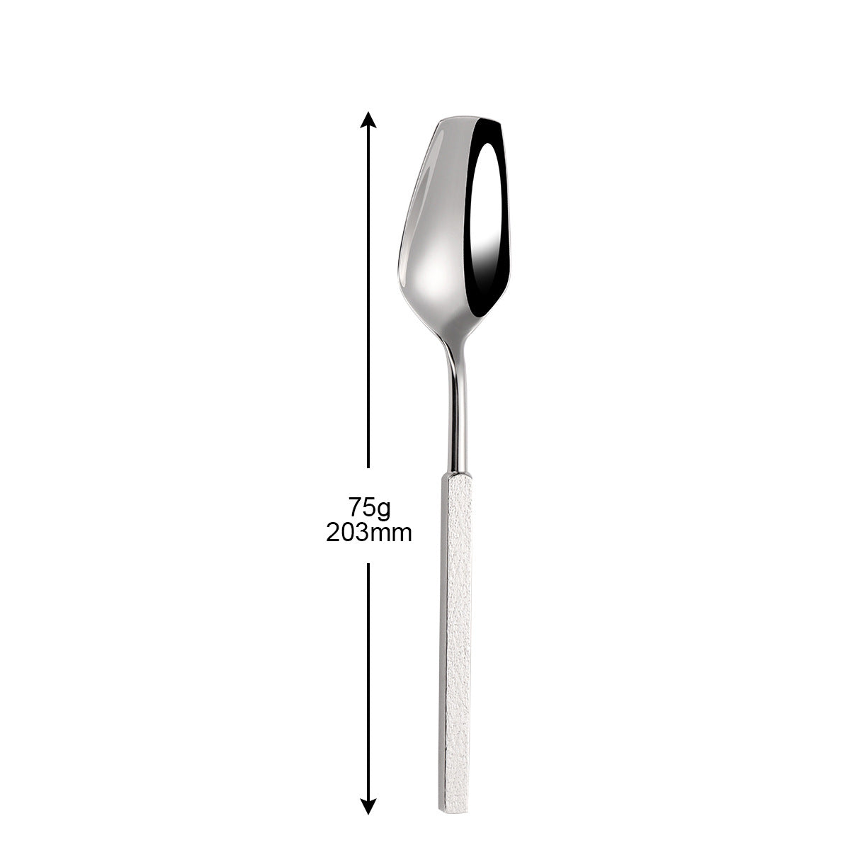New304Stainless Steel Western Tableware Fantawild Hammered Pattern Knife Fork Spoon Set Integrated Thickened Fork Household Spoon
