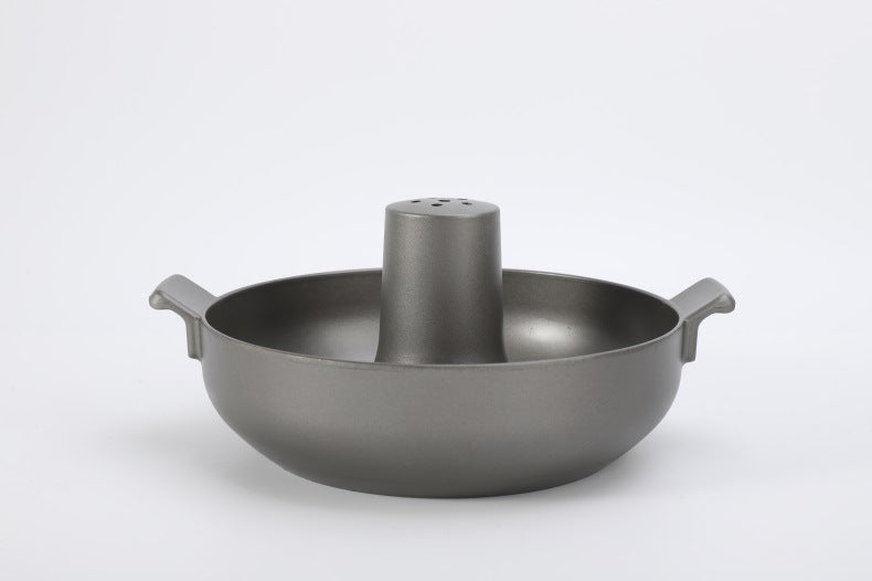 Old Beijing Shabu-Shabu Thickened Charcoal Elephant Trunk Hot Pot Solid Wine Utensils Clear Soup Hot Pot Classic Traditional Style Cooking Hot Pot