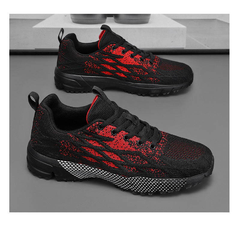 Men's New Low-Top Mesh Shoes Lightweight Comfortable Cushioned Sneakers Outdoor Fashion Versatile Casual Men's Shoes