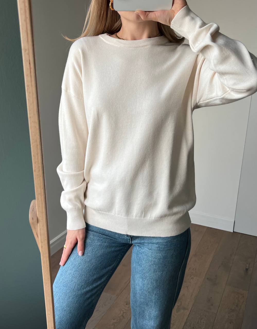 2025Autumn and Winter New ins Women's Loose Round Neck Sweater Set with Carrot Pants European and American Knitted Sets