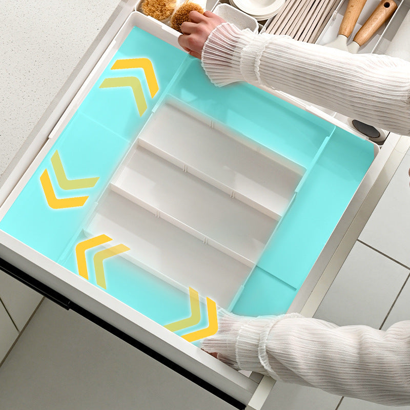 Expandable Drawer Storage Box for Home Kitchen Drawers, Cosmetics, Office Stationery, Plastic Stationery Organizer