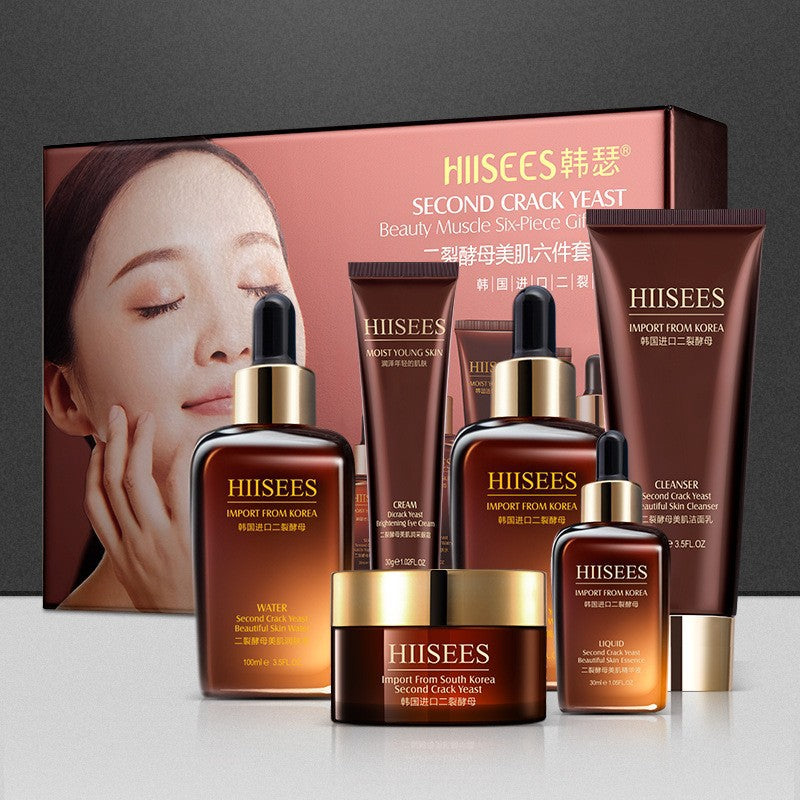 Han Chan Two-Split Yeast Amino Acid Skin Rejuvenation Set Hydrating Whitening Skincare Kit Niacinamide Skincare Set