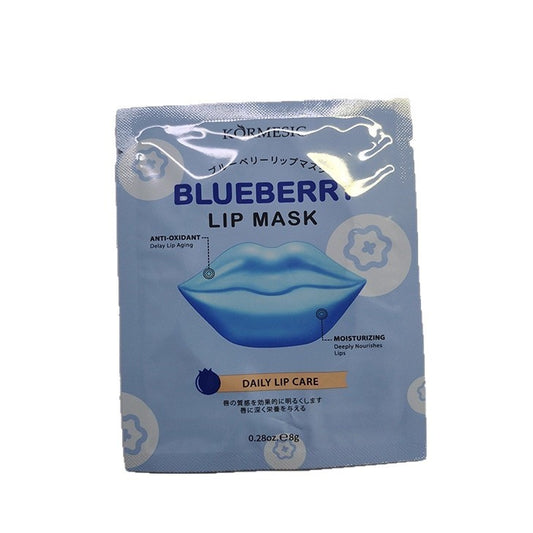 KORMESIC Full English Blueberry Lip Mask Lip Mask Foreign Trade Cross-Border Manufacturer In-Stock Wholesale Moisturizing Hydrating