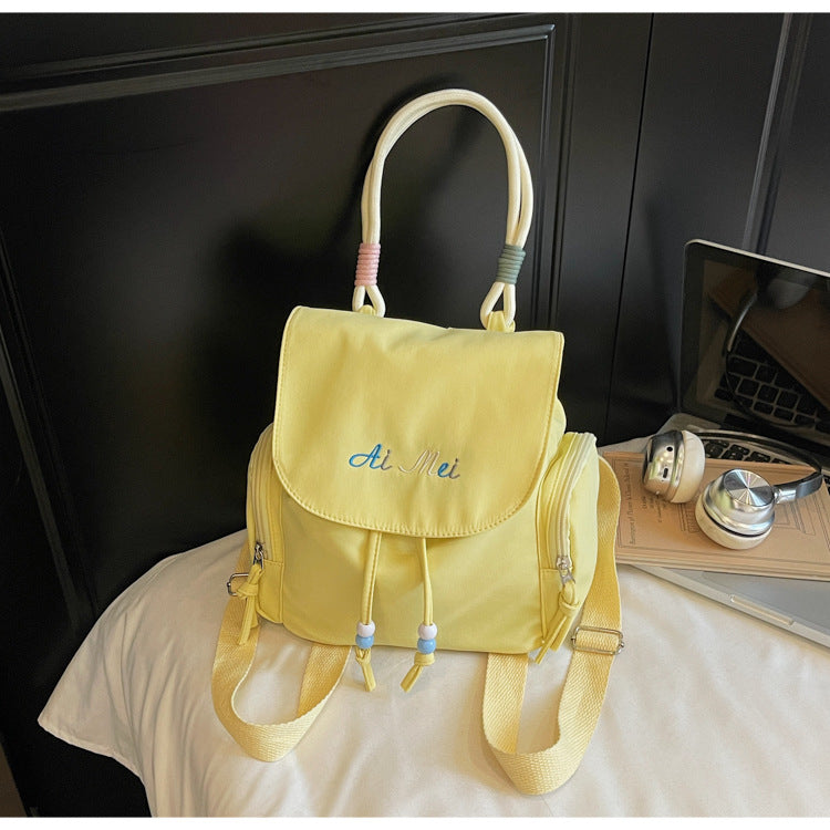 Foreign Order Fashion Super Popular Fresh Style Women's Backpack2025New Trendy and Stylish Handbag Commuting Small Backpack for Women