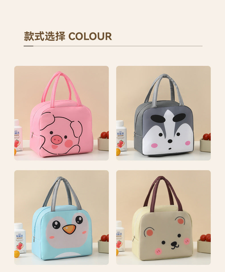 Lunch Box Handbag Bento Bag Insulated Bag Office Worker Lunch Bag Primary School Clothes Lunch Bag Pinny Rice Bag