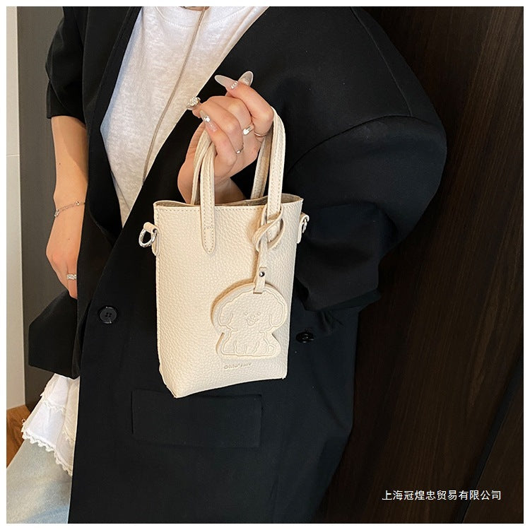 Women's Bag Single Shoulder Crossbody Bag Versatile Handbag New Simple Style Basket Fashionable Spring2025Fashion