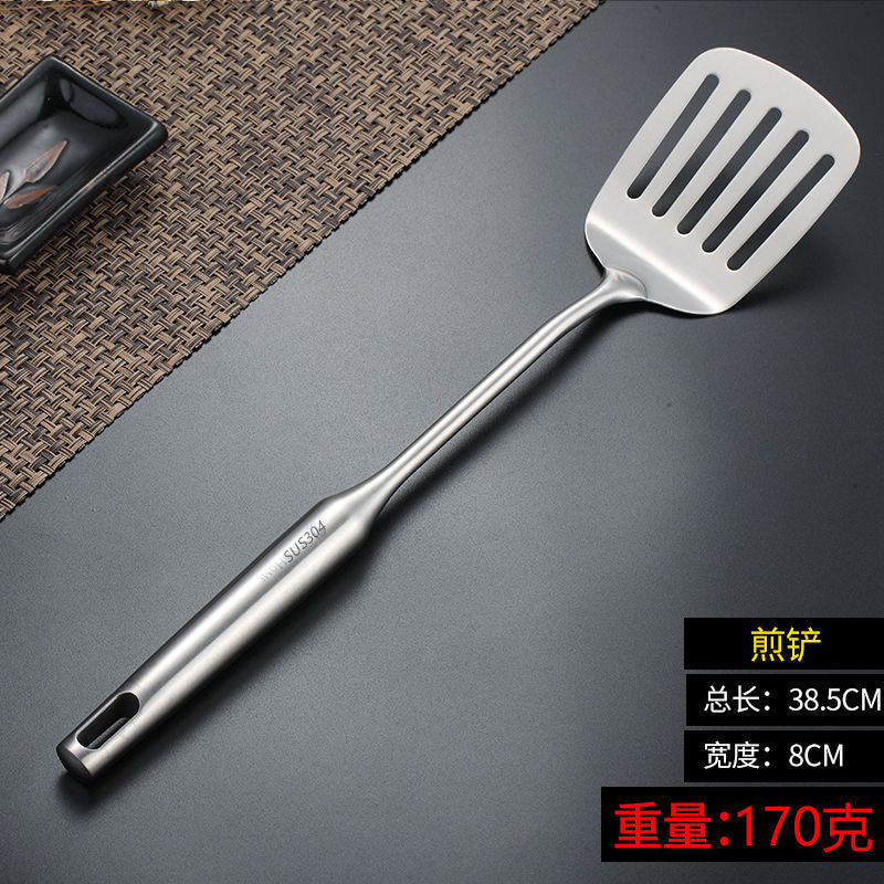 Thickened304Stainless Steel Spatula Set Cooking Spatula Kitchen Supplies Household Stirring Spoon Soup Spoon Colander Wholesale