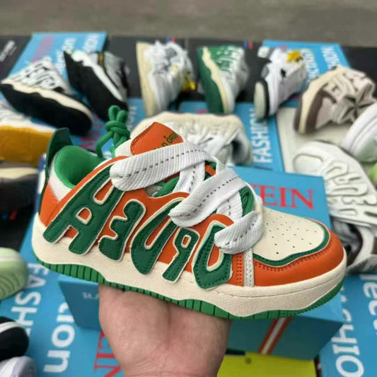 New Student Daisy Bread Shoes High Appearance Comfortable High Street Patchwork Versatile Height-Increasing Trendy Design Fashionable Unisex Shoes