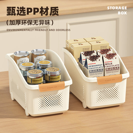 Multifunctional Storage Box Hollow Storage Cabinet Storage Cabinet Living Room Kitchen Drawer Storage Box with Wheels Storage Box