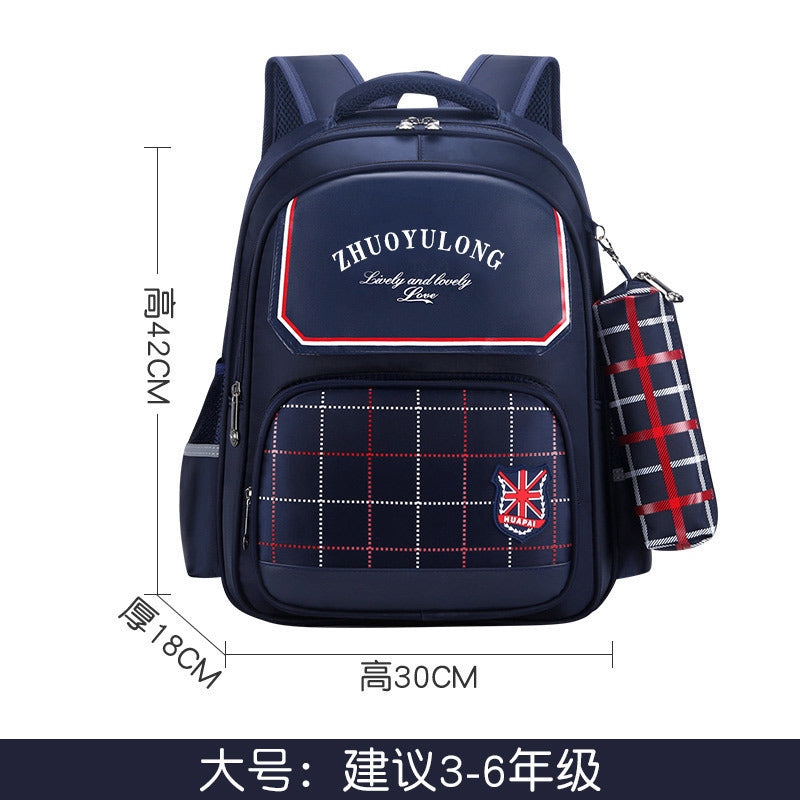 【Get Pencil Case for Free】Back-to-School Season Elementary School Student Backpack for Children1-3-6Grade Backpack6-9-12First Birthday Bag http://detail.1688.com/offer/651534241023.html