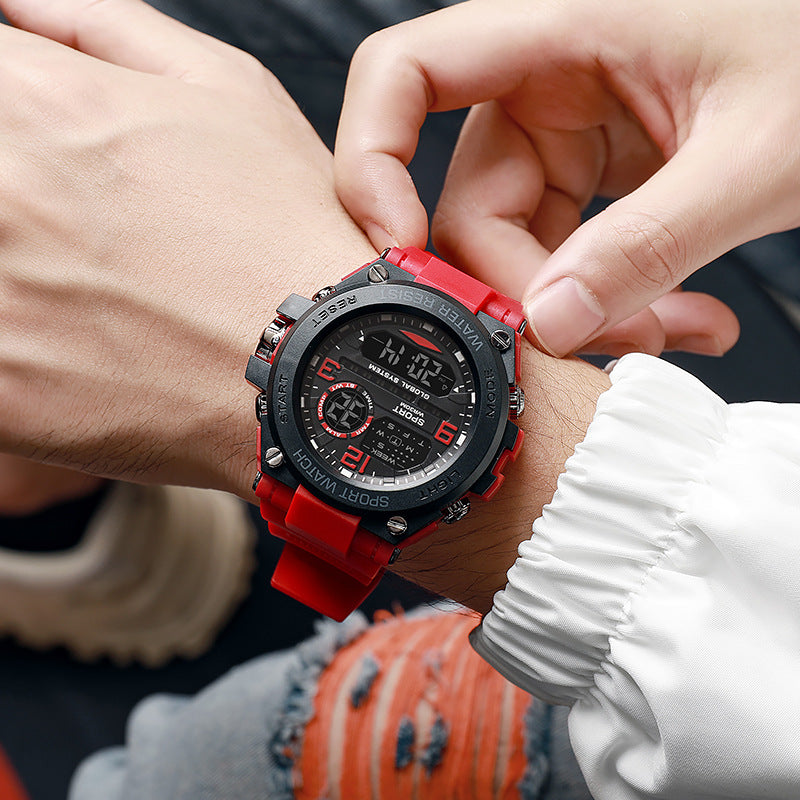 Men's New Series Electronic Watch Special Forces Style Digital Student Watch Men's Anti-fall Alloy