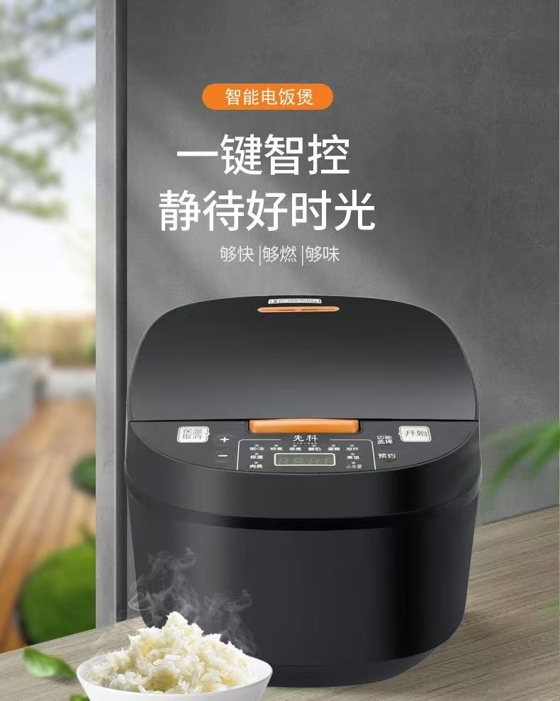 New smart home rice cooker non-stick pan 5L Large capacity multifunctional rice cooker gift wholesale manufacturer