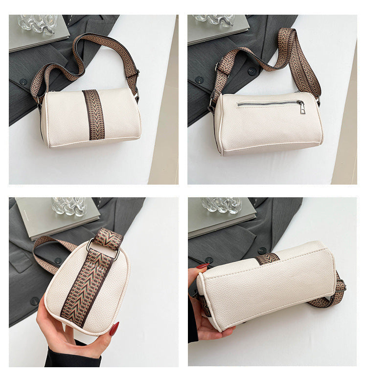 Genuine Leather Fashion Large Capacity Women's Bag2023New Top Layer Cowhide European and American Retro Casual Bag Trendy Single Shoulder Crossbody Bag