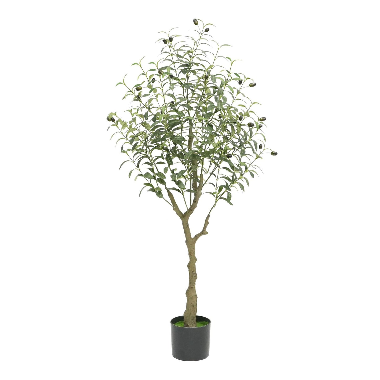 Artificial Plants Amazon Foreign Trade Wholesale Fake Tree Potted Artificial Olive Tree Indoor Large Green Plant Floor Ornament