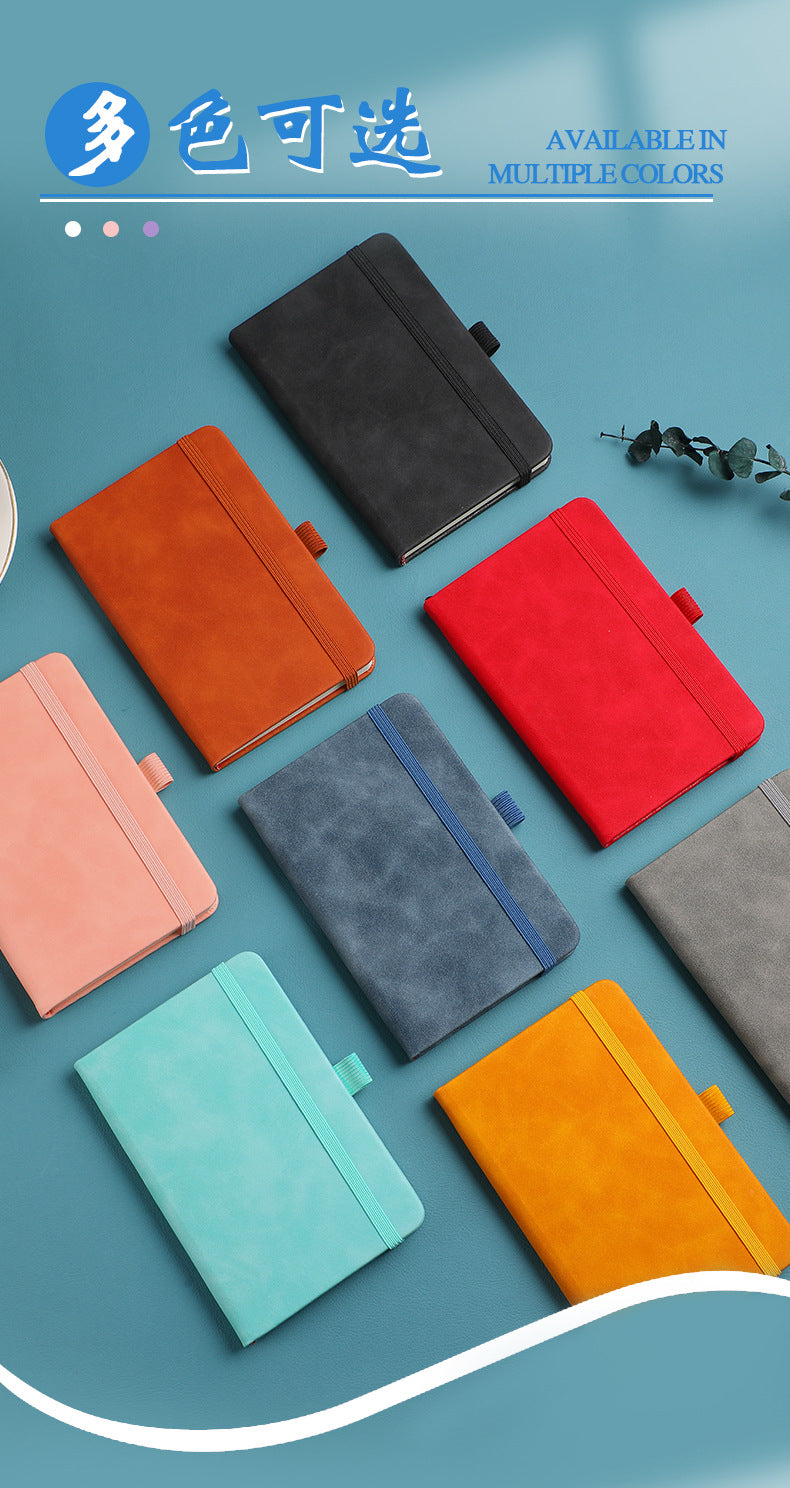 In-stock Cross-border Amazon A6Business Office Notebook Journal Internet Celebrity Planner Student Simple Strap Notebook