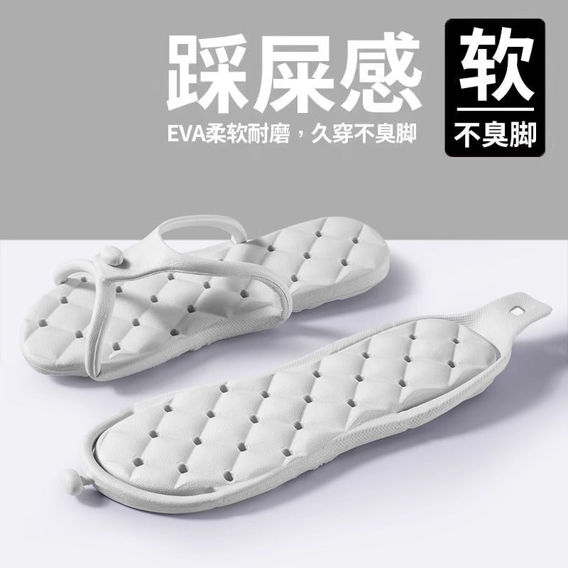 Foldable Slippers Summer Travel Portable Outdoor Swimming Beach Disposable Flip-Flops Hotel Travel Slippers