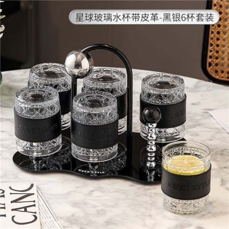 New Cup Set for Home Living Room Tea Cups Cream Style Housewarming Cups High-End Feel