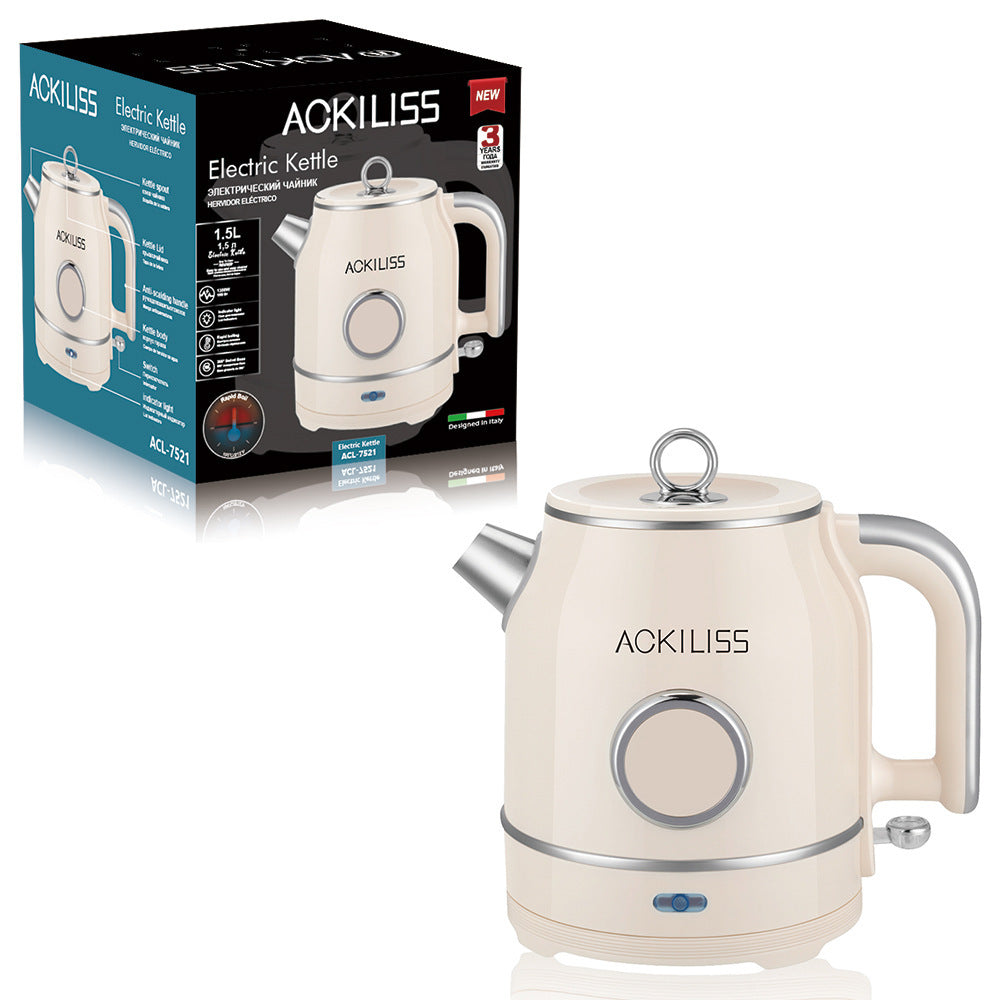 ACKILISS Cross-border Household Multifunctional Health Pot Small Kettle Overheating Protection1.5L Electric Kettle