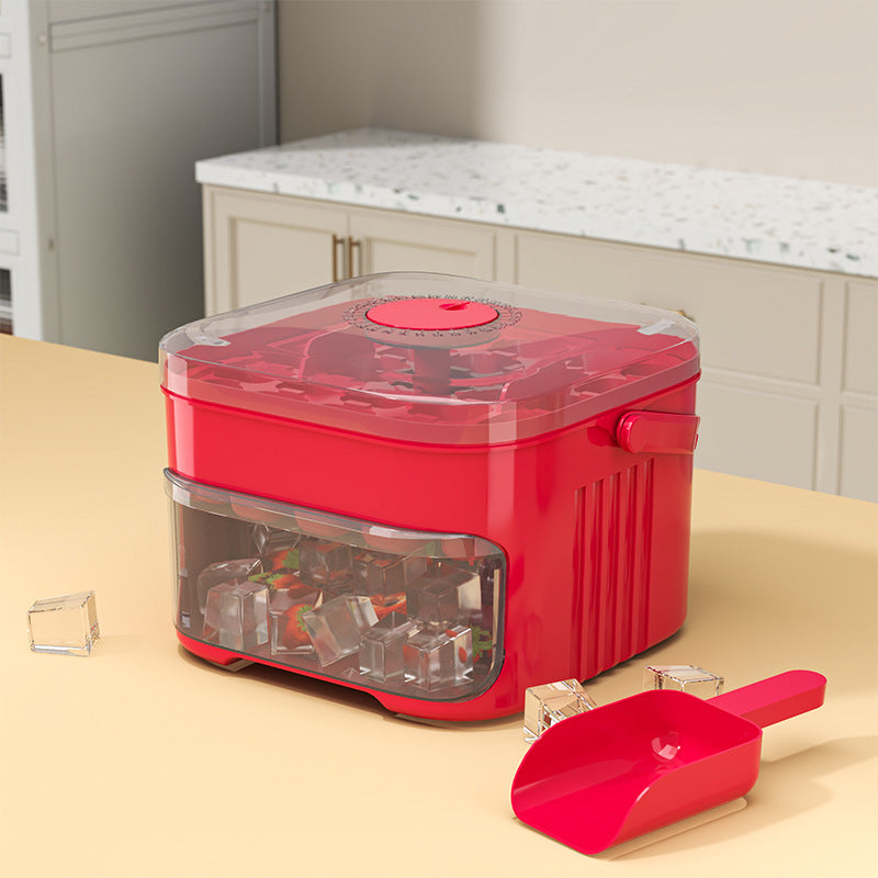 Home Easy Release Quick Freeze One-Click Press Ice Tray Ice Cube Mold Home Ice Box Storage Frozen Ice Cube Model