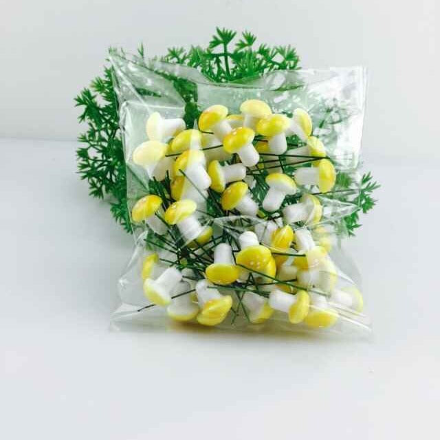 Simulation Plant 60A pack of colorful small mushrooms Special Offer Foam Mushroom Micro Landscape Potted Plant Accessories Ornaments