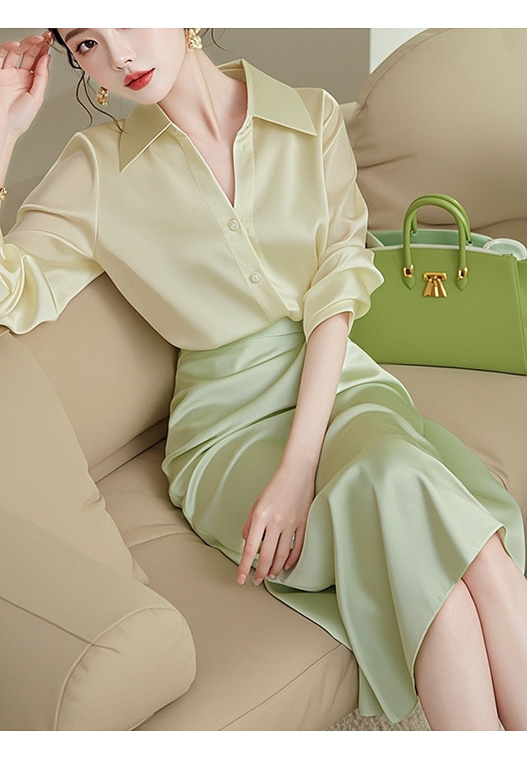 Early Autumn Matching Set Autumn Outfit Elegant Little Chanel Style2025New high-end fashion skirt set for women