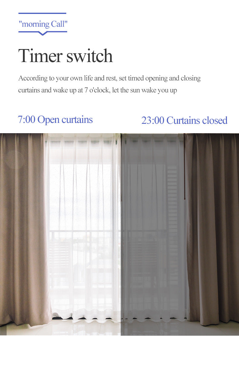 Electric Curtain Motor Smart Home Curtain Assistant Tuya Mobile Remote Control Automatic Smart Curtain Companion