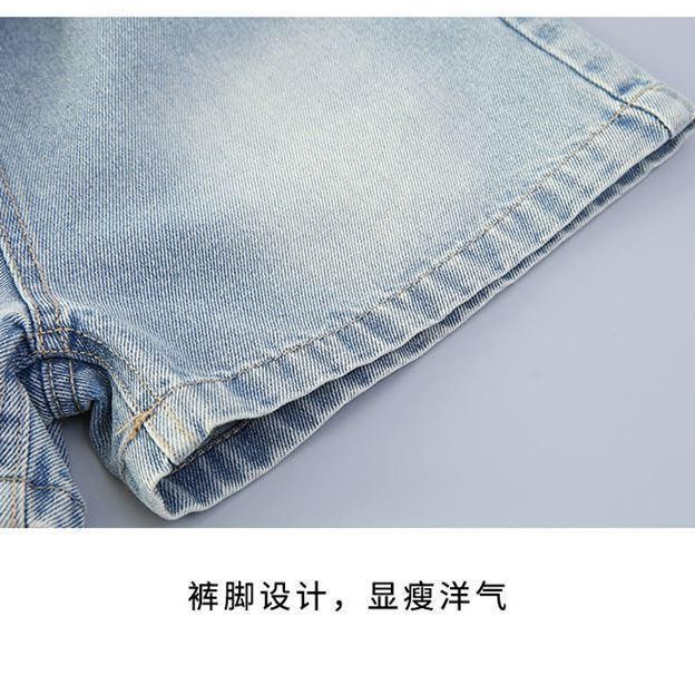 Children's Denim Skirt Short Thin Style2025 for Older Children Student Version Mid-Length Shorts