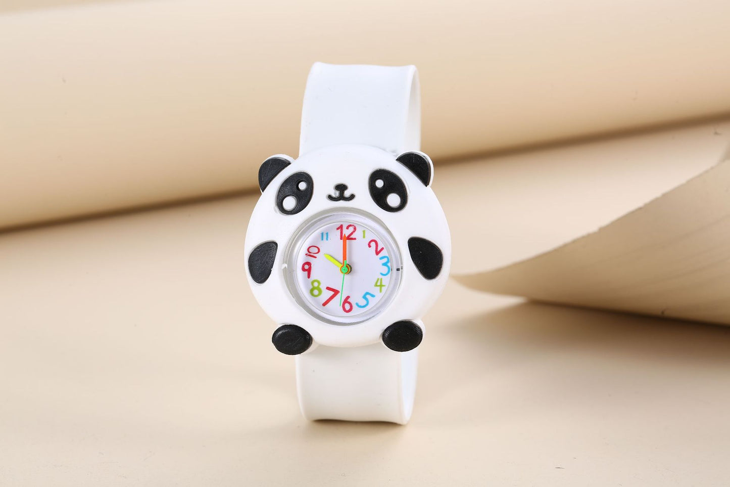 Children's Cute Fashion Snap Watch for Boys and Girls Quartz Watch Childlike Chronograph Large Dial