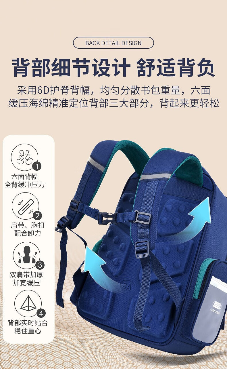 Schoolbag Primary School Girl Large Capacity Dirty Resistant Children's Schoolbag6-12Men's Weight Loss1-6Elementary School Student Backpack http://detail.1688.com/offer/727797868983.html