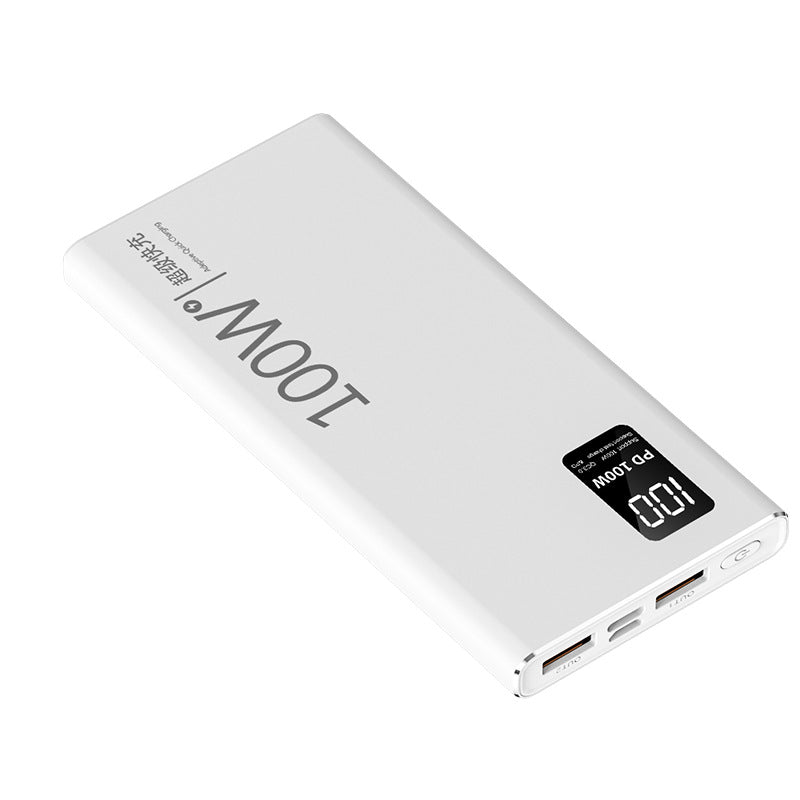 3C Authentication100W Super Fast Charge Power Bank20000mAh Large Capacity Two-Way Fast Charging Custom Power Bank