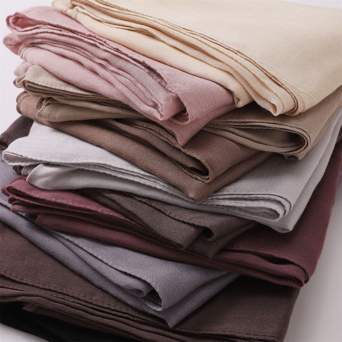 Lightweight Rayon Cotton Linen Solid Color Long Scarf Air-conditioned Room Travel Shawl Monochrome Rayon Scarf Headscarf Shawl for Women