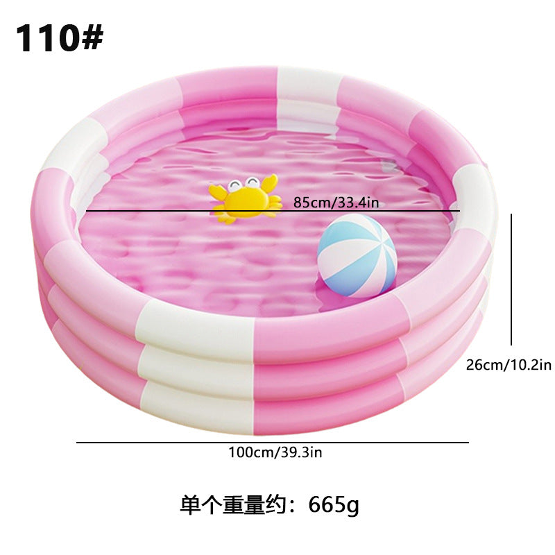 Cross-Border Children's Inflatable Swimming Pool Home Family Pool Thickened Plastic Baby Infant Swimming Pool Ocean Ball Pool