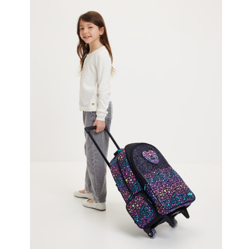 Australia smiggle School Bag Primary and Secondary School Students Big Eye Cat Gradient Cat Schoolbag Girl Backpack Trolley School Bag http://detail.1688.com/offer/949669119060.html