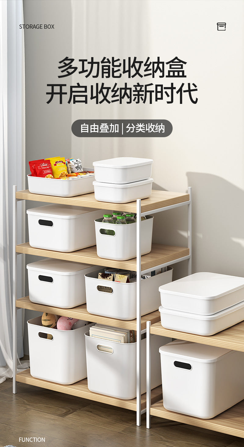 Miscellaneous Storage Box Desktop Cosmetics Retail Toy Organizer Household Plastic Storage Box Kitchen Finishing