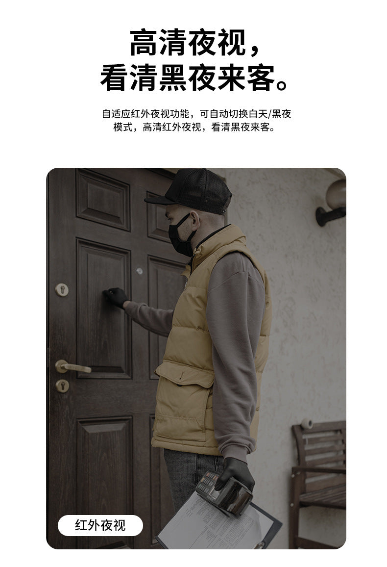 Factory Wholesale Intelligent Visual Doorbell Wireless Remote Home Surveillance Video Intercom HD Night Vision Capture