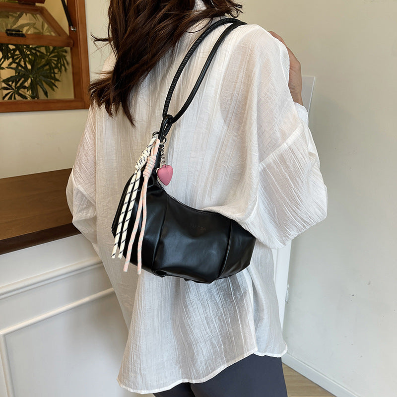 High-end Underarm Bag for Women2025New Trendy Fashion Versatile Casual Single Shoulder Bag Crossbody Dumpling Bag