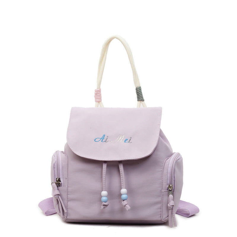 Foreign Order Fashion Super Popular Fresh Style Women's Backpack2025New Trendy and Stylish Handbag Commuting Small Backpack for Women