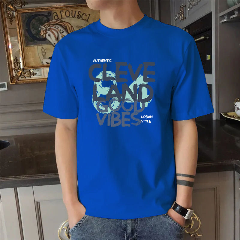 New T Shirt for Men and Women Summer Simple Basic Heavy Cotton Casual Multi-color Versatile