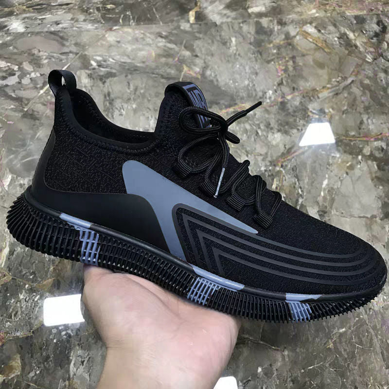 Men's Sneakers2024Spring New Trendy Casual Shoes Running Shoes Couple Shoes Mesh Flyknit Shoes Export