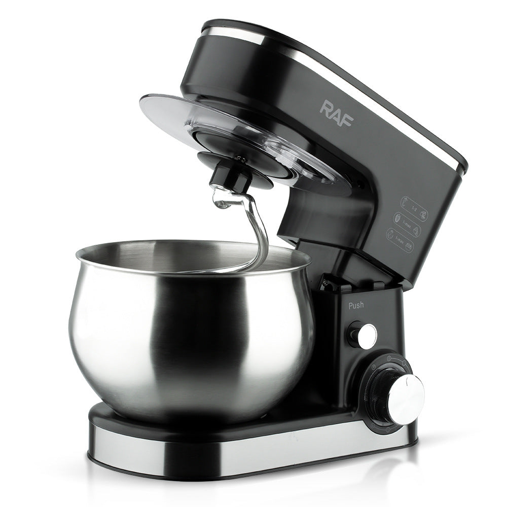 RAF EU Standard Cross-Border Chef Machine Stainless Steel Bowl High-Power Dough Mixer Egg Beater Mixer Egg Beater5L