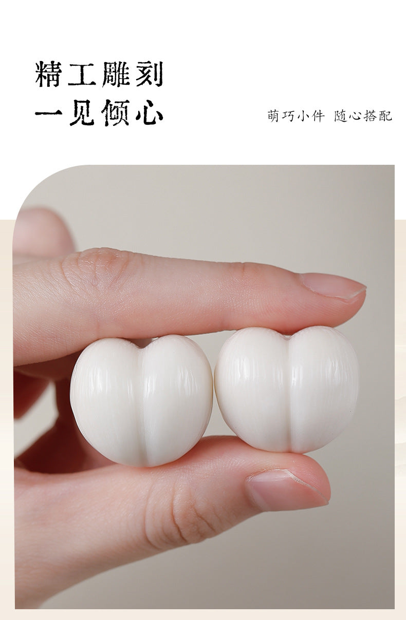 New Ivory Peach Heart Various Cartoon DIY Wholesale of Handicraft Bracelets, Necklaces, Bracelets, and Accessories