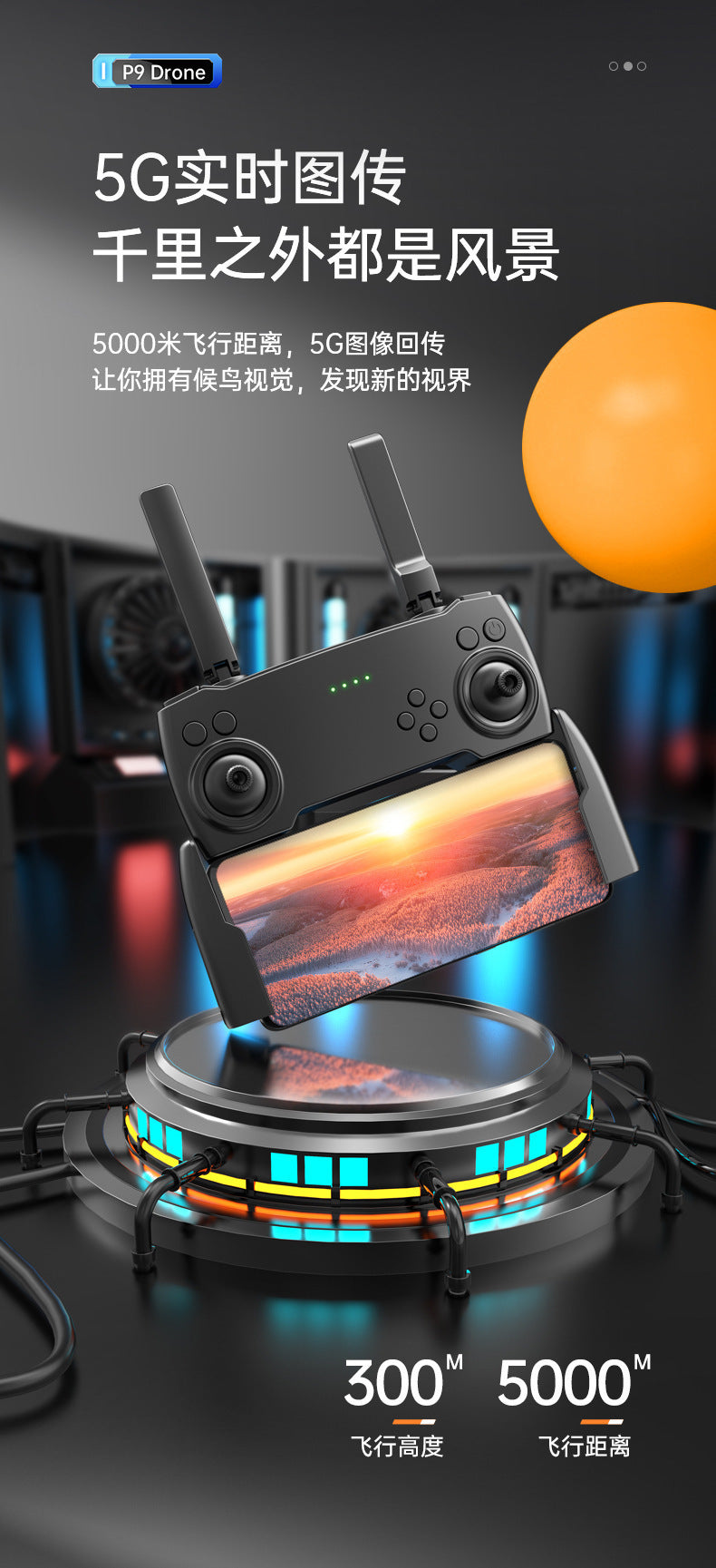 Obstacle Avoidance Drone HD Aerial Photography Long Endurance Folding Remote Control Aircraft Shooting Boy Toy Aircraft