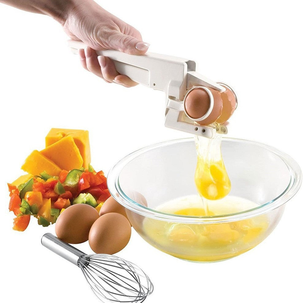 Handheld Egg Opener Egg Cracker Eggshell TV Egg Cutter Egg White Separator Kitchen Gadget
