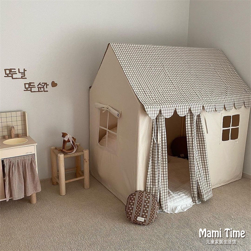 South Korea INS Children's Tent Indoor Playhouse Boys and Girls Home Toy House Small House Castle Bed Separation Artifact