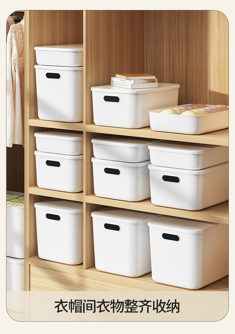 Miscellaneous Storage Box Desktop Cosmetics Retail Toy Organizer Household Plastic Storage Box Kitchen Finishing