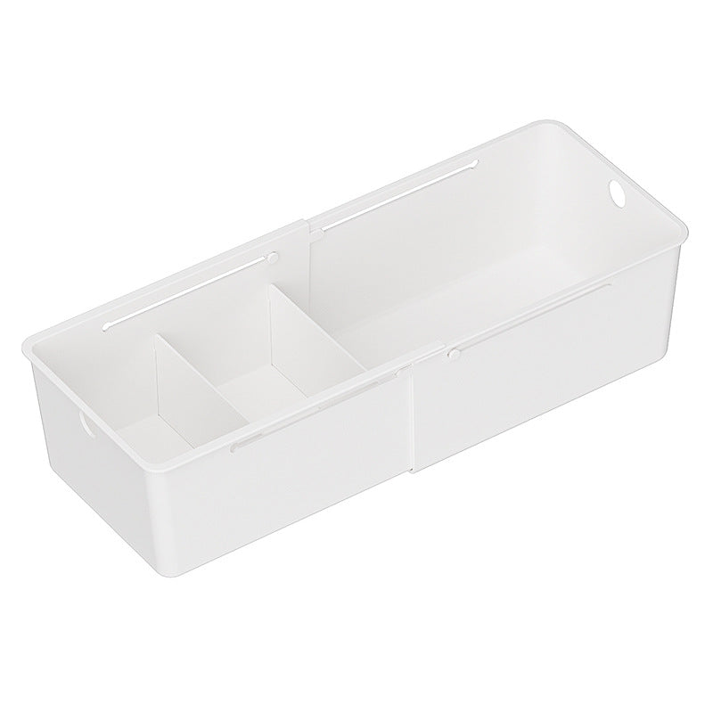 Drawer Storage Box Expandable Cabinet Divider Box Kitchen Tableware Desktop Cosmetics Miscellaneous Organizer Box